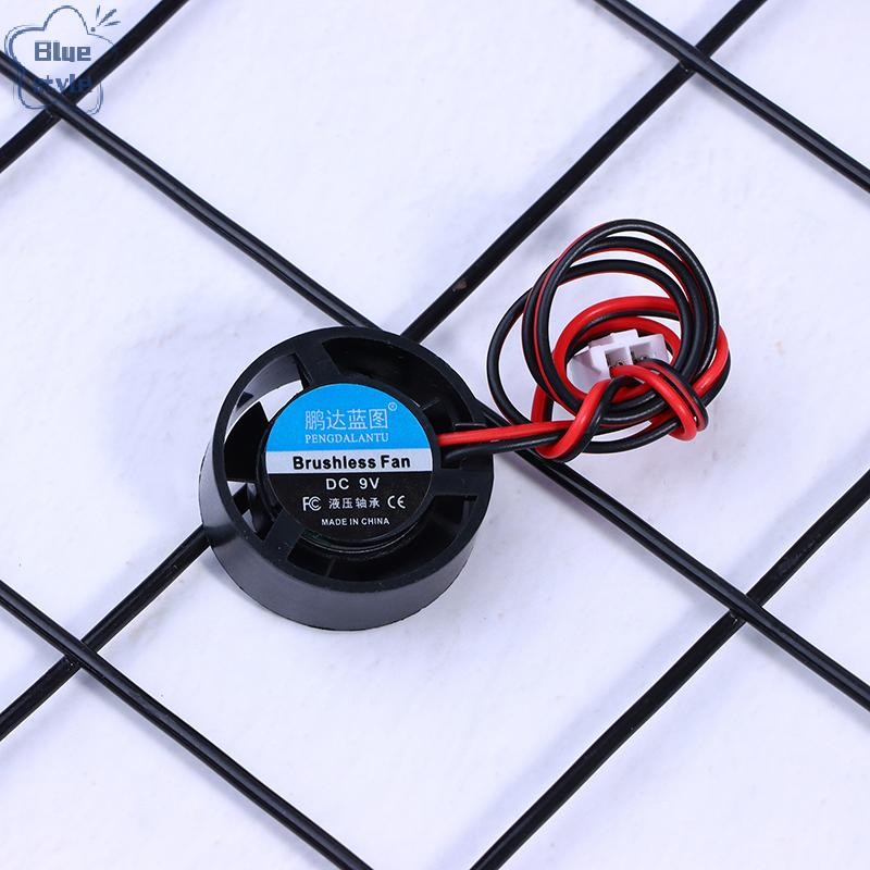 Bluestyle 2510 25*10 มม.5V 9V 12V 24V รอบ 2-Pin Brushless Chipset ฮีทซิงค์ Mute โน้ตบุ๊ค Micro Cooling พัดลมใหม่