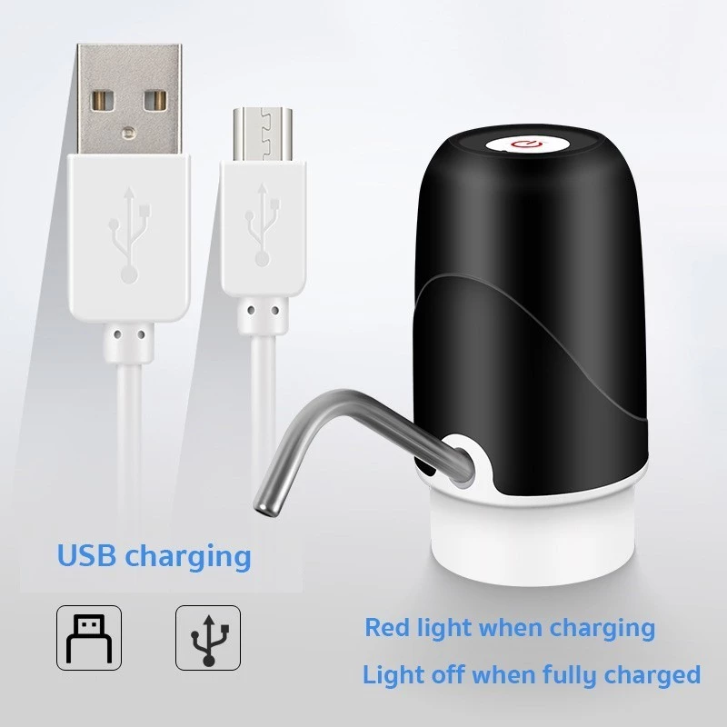 ปั๊มน้ำดื่มอัตโนมัติ เครื่องกดน้ำไฟฟ้าไร้สาย ชาร์จ USB thumbnail 8
