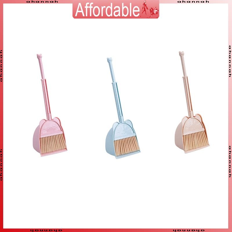 Children Small Broom and Dustpan Set Learning Sweeping Tool Toddlers Broom Kit