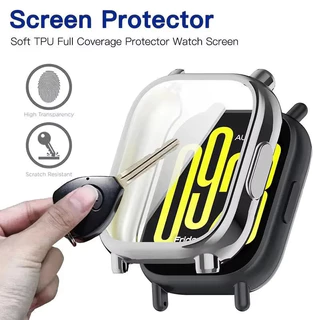 เคสtpu for Redmi Watch 5 Active / Redmi Watch 5 Lite Electroplated ฝาครอบกันชนป้องกันหน้าจอนุ่ม
