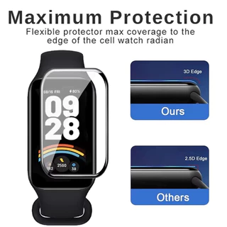 กระจกนิรภัย / ฟิล์มนุ่ม for Mi Band 9 Active / Mi Band 8 Active 3D ฟิล์มป้องกันหน้าจอ for Redmi Band 3 / Redmi Band 2