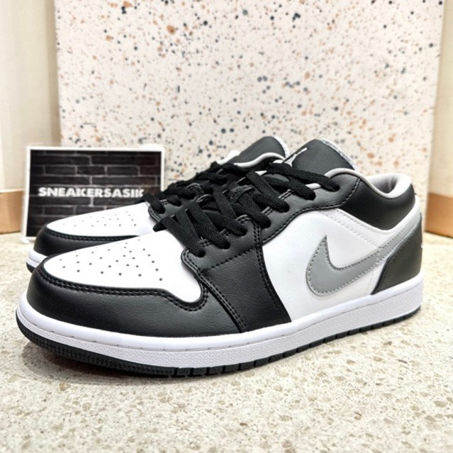 A/J 1 Low Black Medium Shadow Grey