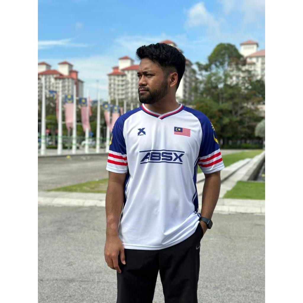 Absx Malaysia Away Football Soccer Jersey Asia Cup Qatar 2023 Tiger Malaya