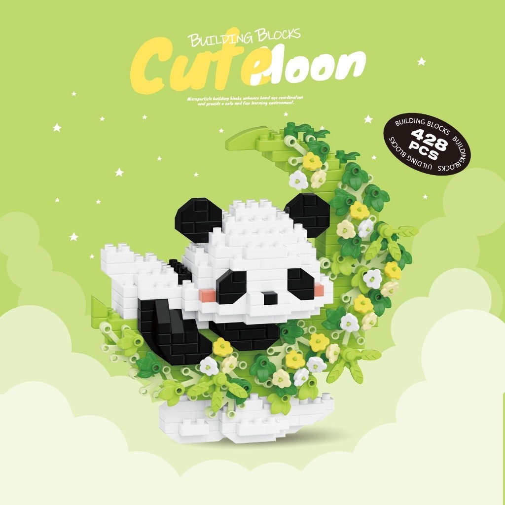 18 สไตล์ตัวต่อสัตว์สุดน่ารัก พร้อมดีไซน์ดอกไม้รอบตัว เสริมจินตนาการไม่มีที่สิ้นสุดDIY - รูปที่ 4