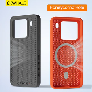 BKWHALE Coolingเคสโทรศัพท์แม่เหล็กสําหรับXiaomi 17 15 14 13 13T Poco F8 Pro F7 Ultra F6 Pro F5 Pro X8 Pro Max Redmi K60 K70 Ultra K80 K90 Pro Max Anti Fallปกหลังปลอกนุ่ม
