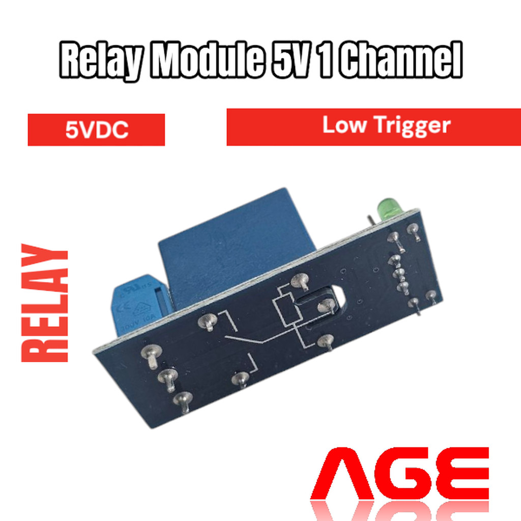 Relay Module 5V 1 Channel LOW Level Trigger 250V 10A รูปที่ 5