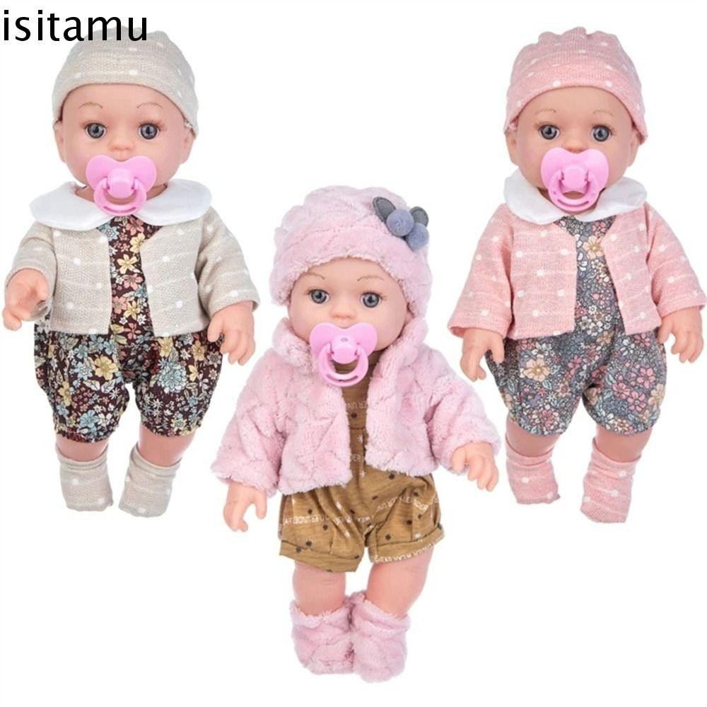 Isitaft ตุ๊กตาเด็กทารก Reborn เหมือนจริง 30 ซม. ของขวัญวันเกิดเด็กวัยหัดเดินแฟชั่นเด็กจําลองตุ๊กตาเด็ก