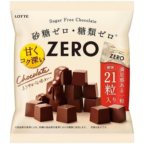 【Direct from Japan】Lotte Zero Chocolate <ag> 84G