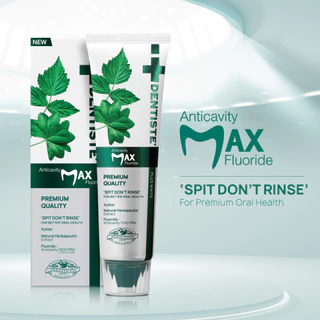 Dentiste' ยาสีฟันแปรงแห้ง Anticavity Max 10g.