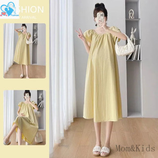 แม่ & เด็กชุดคลุมท้องฤดูร้อนหลวมแฟชั่นสไตล์ใหม่ชุดคลุมท้องพั…