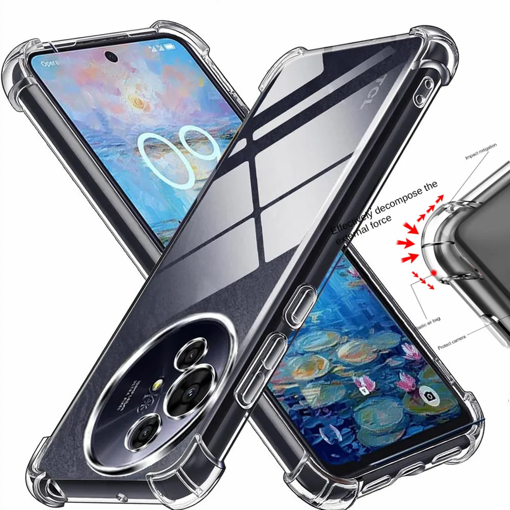 สี่มุมกันกระแทก TPU สําหรับ TCL 50 Pro NXTPAPER 5G TCL 60 XE NXTpaper 5G 60 NXTpaper ป้องกัน Capa Co