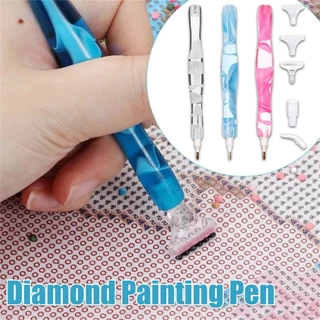 คูปองสุดคุ้ม！ ปากกาติดเพชร 15.5ซม.ปากกาภาพวาดเพชร เครื่องมือ DIY diamond painting pen toolkit