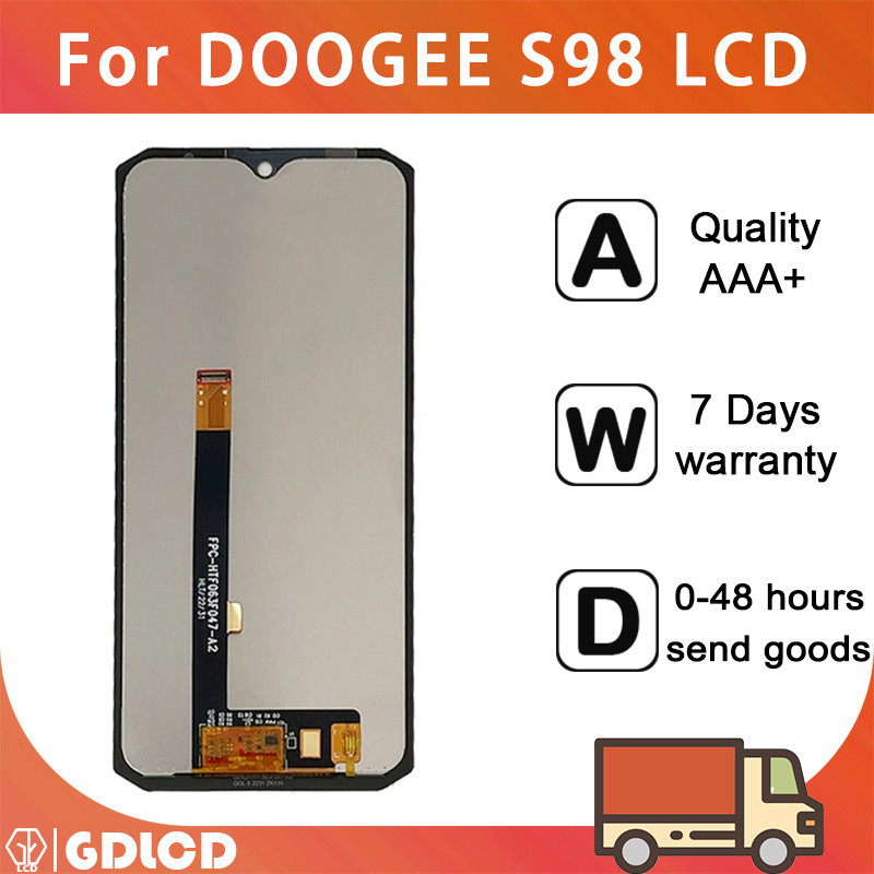 สําหรับ DOOGEE S98 S98 Pro จอแสดงผล LCD ด้านหน้า Touch Digitizer Assembly Replacement