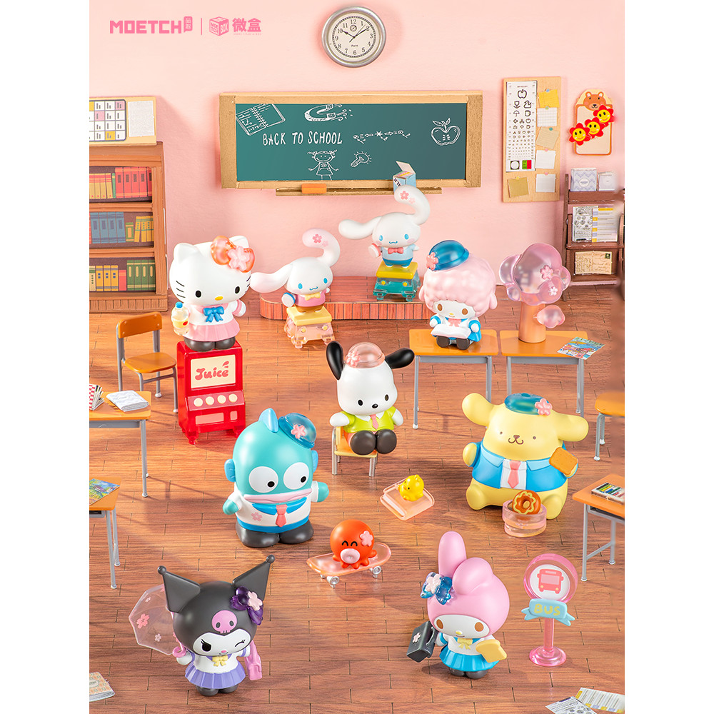 กล่องตาบอด Sanrio Star Academy Series Pvc(8 ชิ้น)