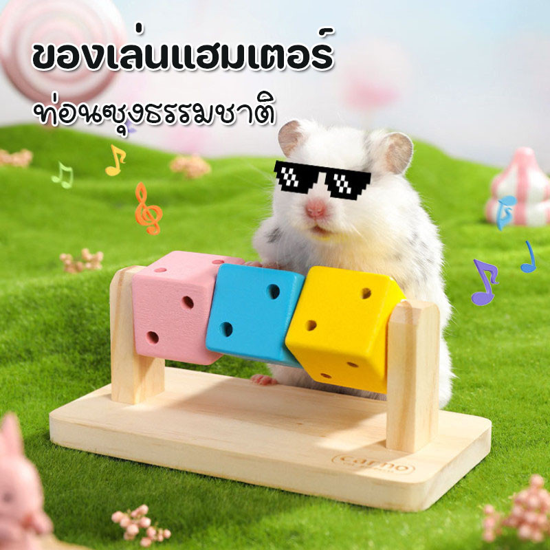 ของเล่นแฮมเตอร์ ลูกเต๋าลับฟัน หมุนได้ หมุนเล่นได้เสริมพัฒนาการให้น้องได้สนุกไม่เบื่อ