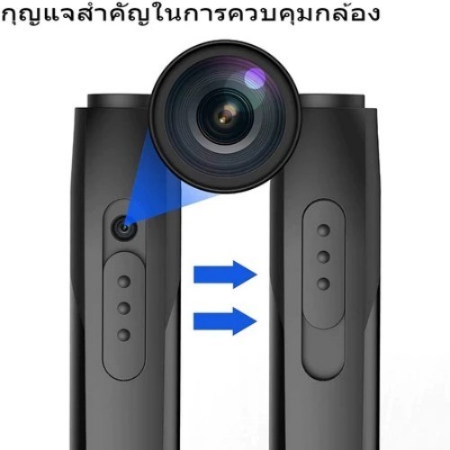 บันทึกภาพ ESAGER กล้อง V8 Mini กล้องจิ๋ว กล้องพกพาพร้อมแบตเตอรี่ในตัวไม่จำเป็นต้องใช้ wifi สามารถถ่า