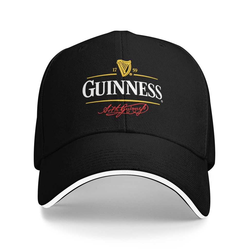 หมวกเบสบอล Guinness ดีไซน์ลายโลโก้Beer Iconic สำหรับการสวมใส่ทั่วไปและขายส่ง
