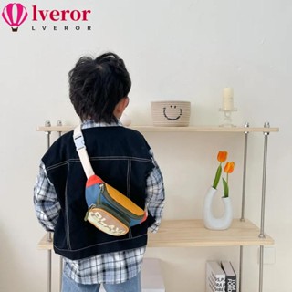 กระเป๋าใส่เหรียญแบบสบาย ๆ กระเป๋าคาดเอวเด็กไนลอนเรียบง่ายกระ…