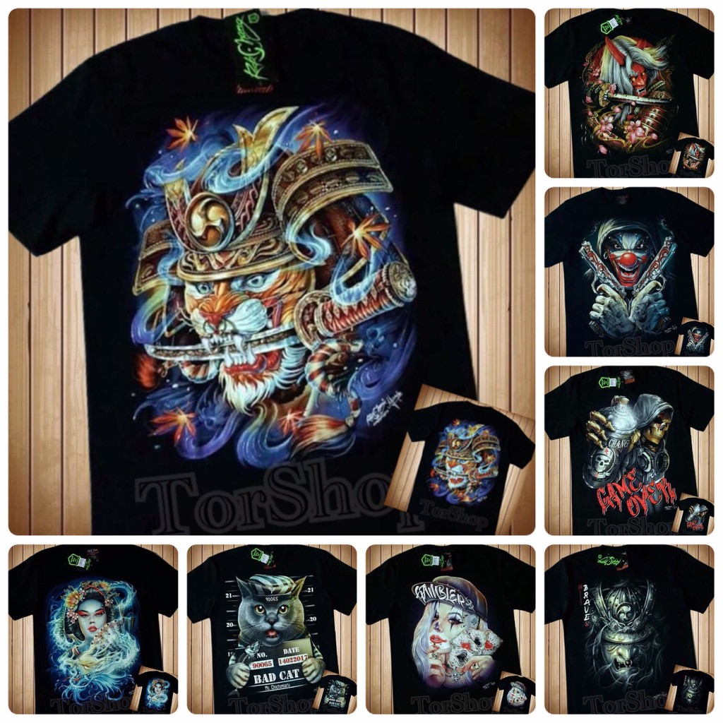 S-5XL ROCK CHANG T-Shirt งานจิว ความชัดระดับHD เสื้อเรืองแสง ฮิปฮอปวินเทจ เสื้อทรงเอ เสื้อทรงซ้อ เสื้อเรืองแสง เสื้อวิน