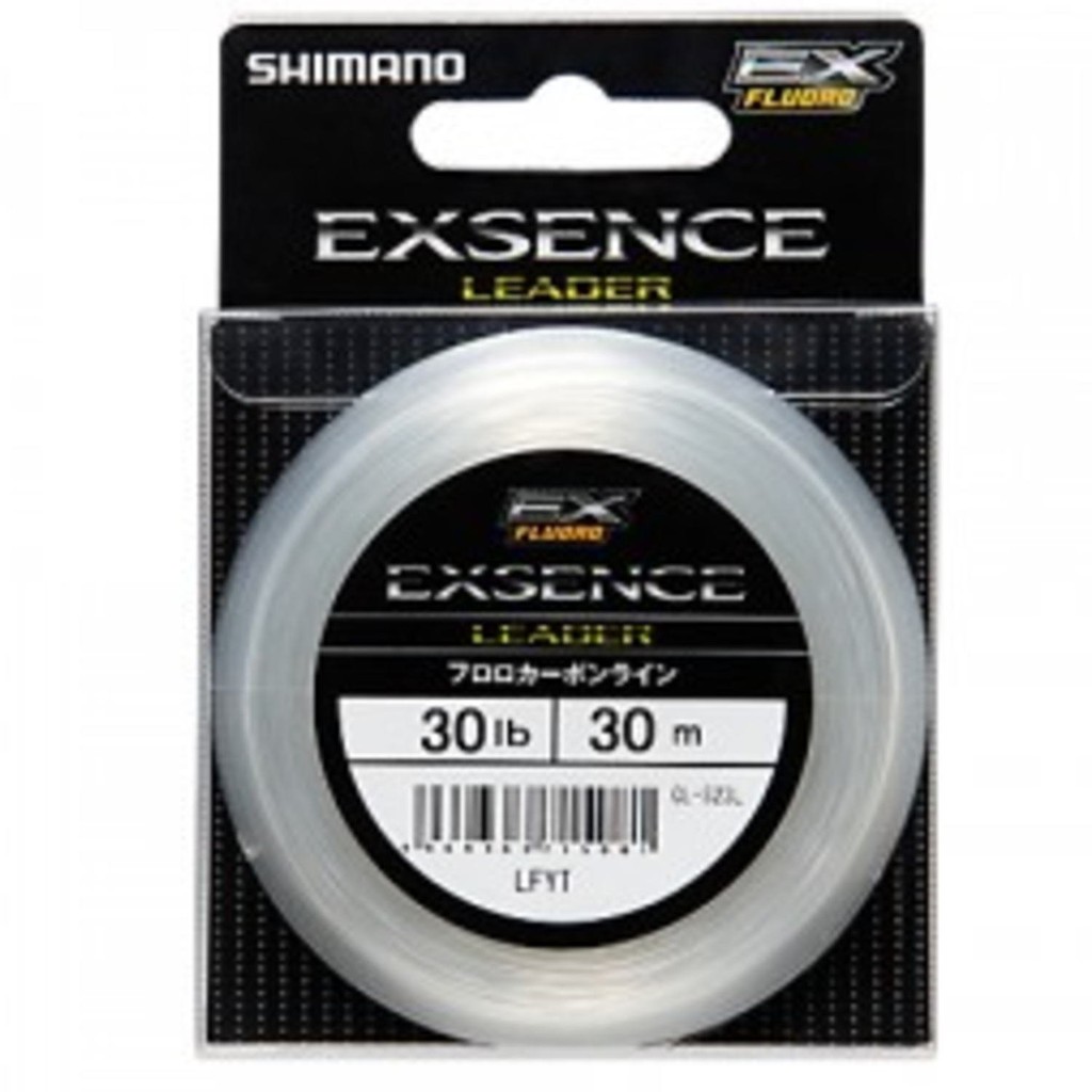 SHIMANO Exsense EX Fluorocarbon Shock Leader Fishing Line - 30m (Various Sizes)