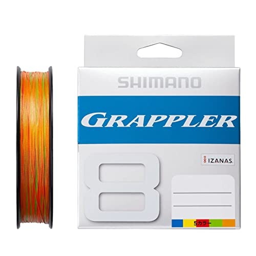 Shimano Grappler 8 PE 300m LD-A71U 5 Colors (5 colors x 10m) Size 1.5