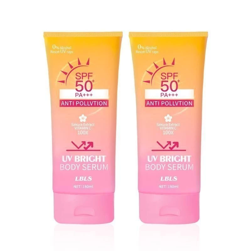 【ซื้อ 1 แถม 1】LBLS กันแดดตัว โลชั่นป้องกันแสงแดด กันแดด Sunscreen 180ml SPF50+PA+++++【จัดส่งจากกรุงเทพในวันนี้】ครีมกันแด thumbnail 9