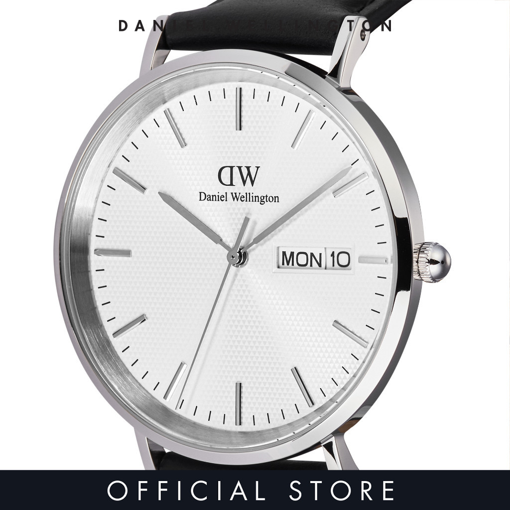 Daniel Wellington Classic Day Display 40mm Sheffield Silver นาฬิกาผู้ชาย สีเงิน