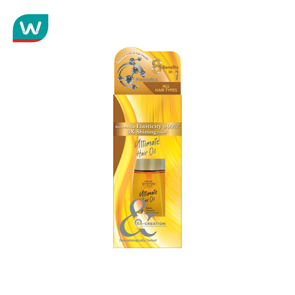 Hair System by Watsons แฮร์ ซิสเตม บาย วัตสัน อัลทิเมท แฮร์ ออยล์ 70มล.