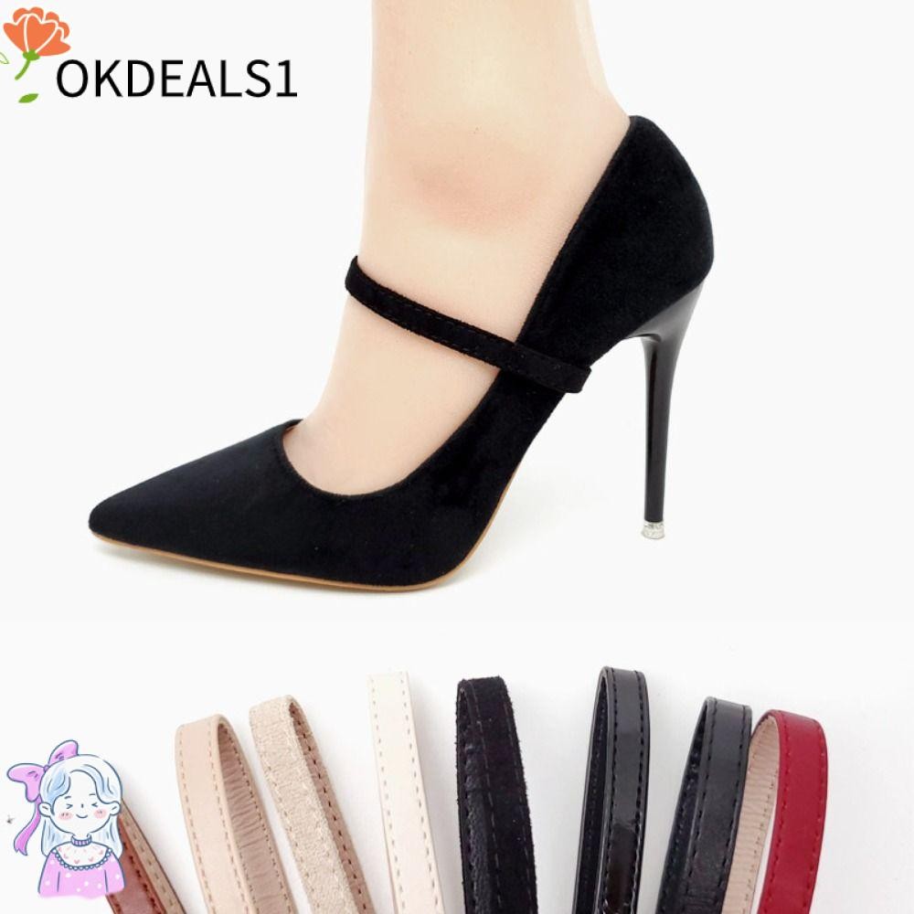 Dealshop เข็มขัดรองเท้าป้องกันหลวมสะดวกสายรัดป้องกันการลื่นไถลเชือกผูกรองเท้ามัดเชือกผูกรองเท้า