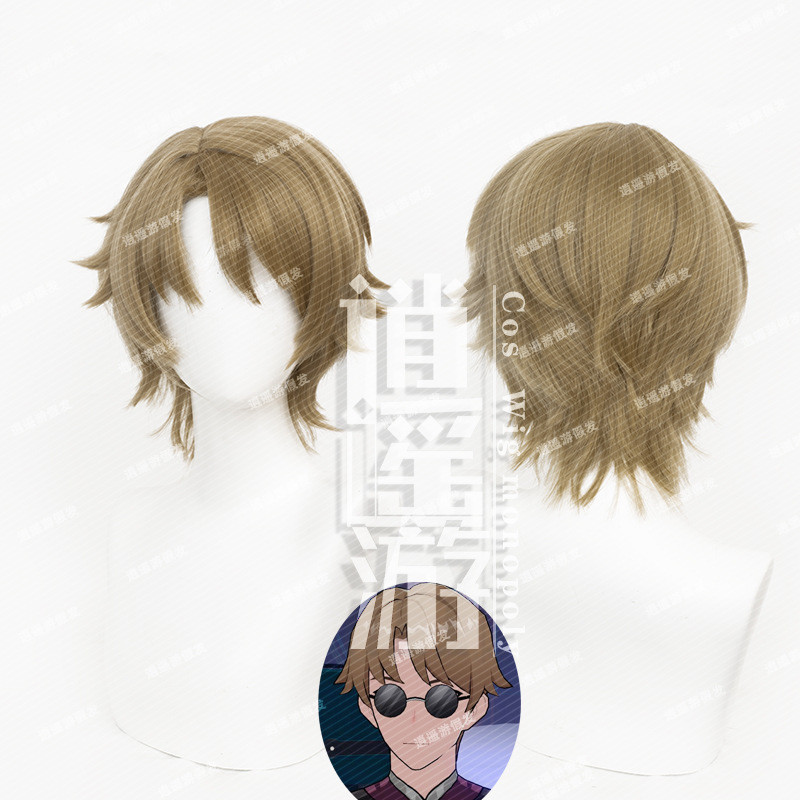 วิกผมสั้น Xiaoyaoyou แบบ Star Rail NPC Scott สำหรับคอสเพลย์และแฟชั่นใหม่