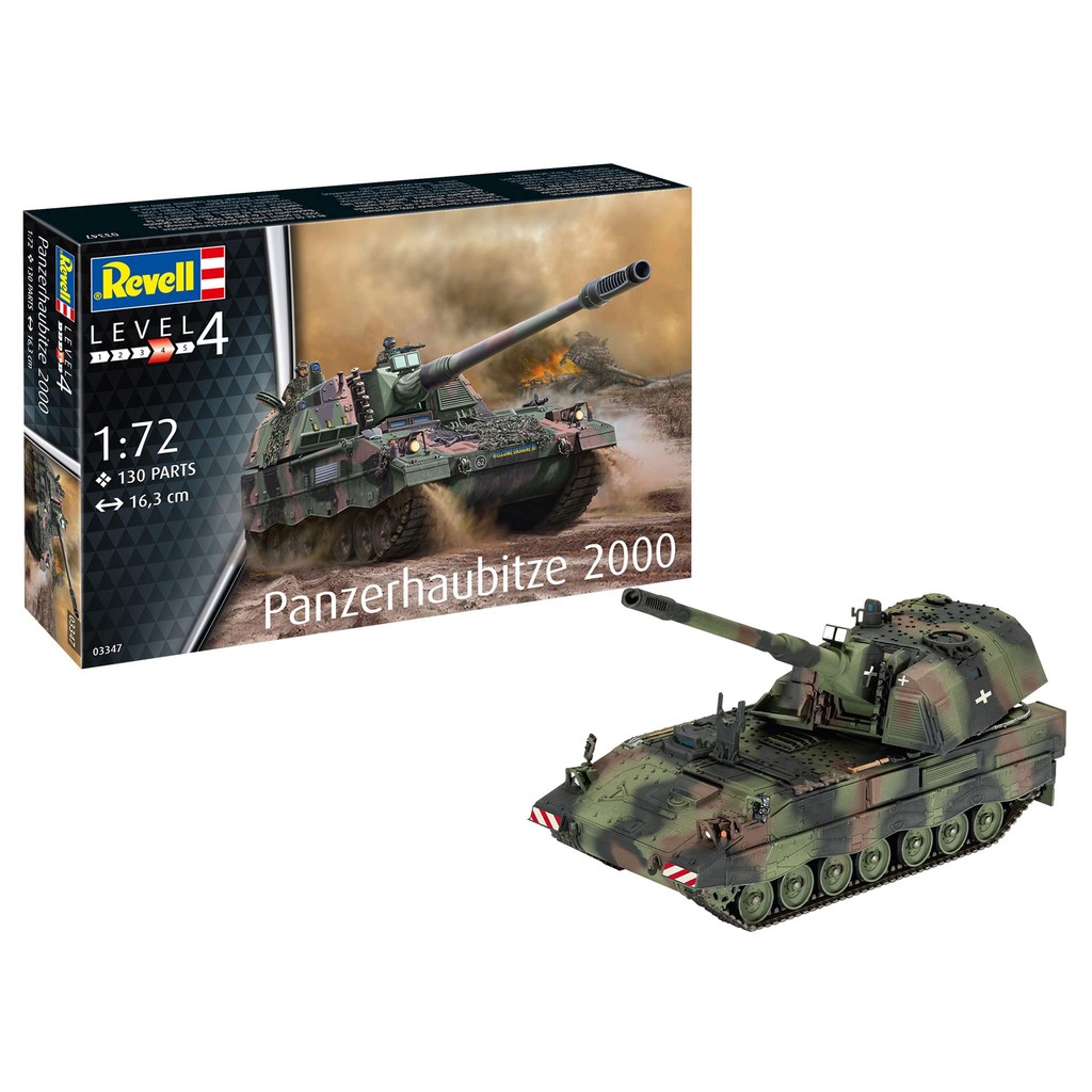 Revell 1/72 German Army PzH 2000 Plastic Model 03347