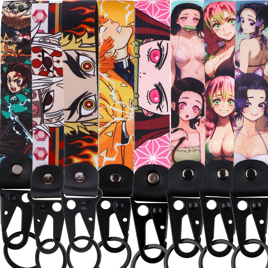 Anime Demon Slayer พวงกุญแจ Kamado Nezuko รถพวงกุญแจจี้