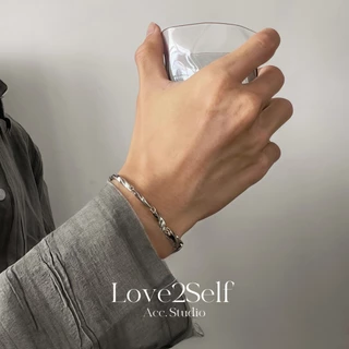 Lvoe2Self S046 -6 สแตนเลส Mobius สร้อยข้อมือผู้ชาย Non Tarnish สร้อยข้อมือสําหรับผู้ชายและผู้หญิง