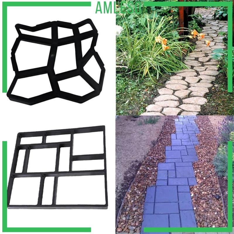 [Amleso] แม่พิมพ์ทําคอนกรีต สําหรับทางเท้า ทางเดิน ทางเท้า ลานบ้าน สนามหญ้า - รูปที่ 5