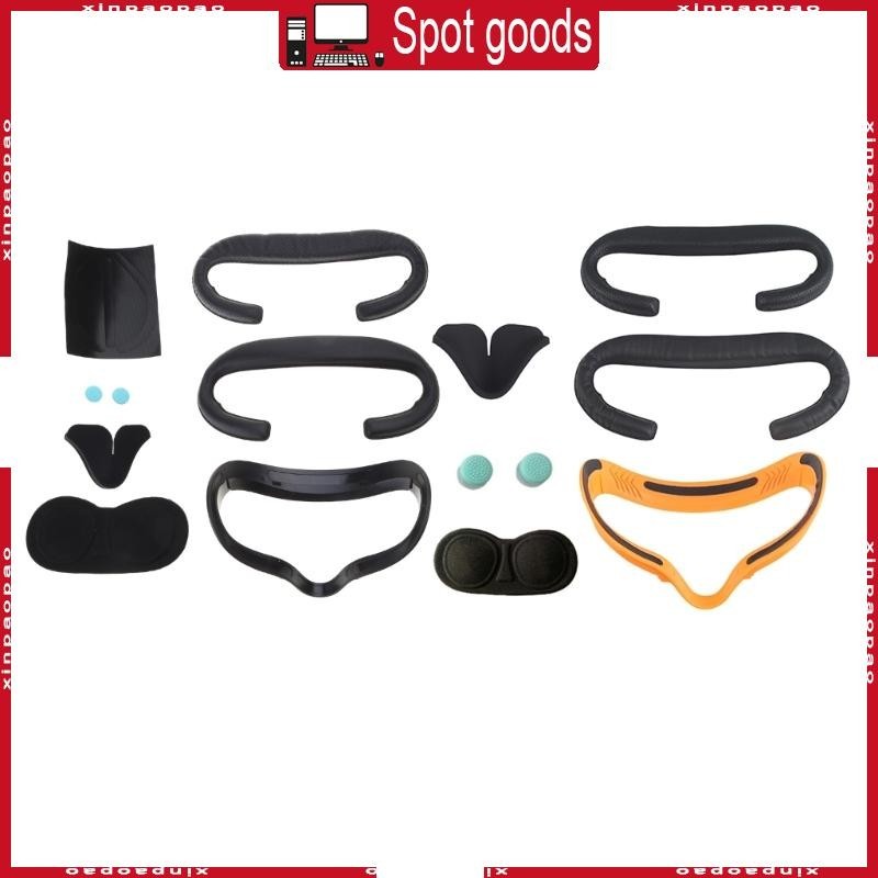 Xi อะไหล่กรอบครอบเลนส์แว่นตา VR หนัง PU แบบนิ่ม สําหรับ Quest 2