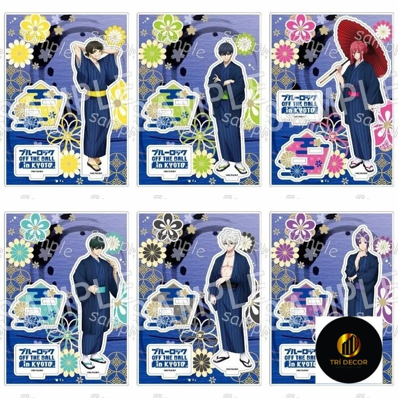 อะนิเมะ Standee รุ่น Blue Lock Sishiro Nagi luv อะคริลิครูป Chigiri Hyoma Study มุมอุปกรณ์ตกแต่งโต๊ะ