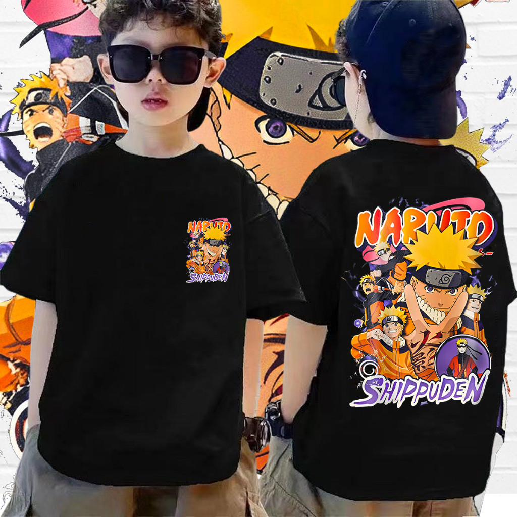🍃 HOT เสื้อนารูโตะ  Naruto T-Shirt Itachi Uchiha เสื้อเด็กนารูโตะ เสื้อยืดผู้ชาย