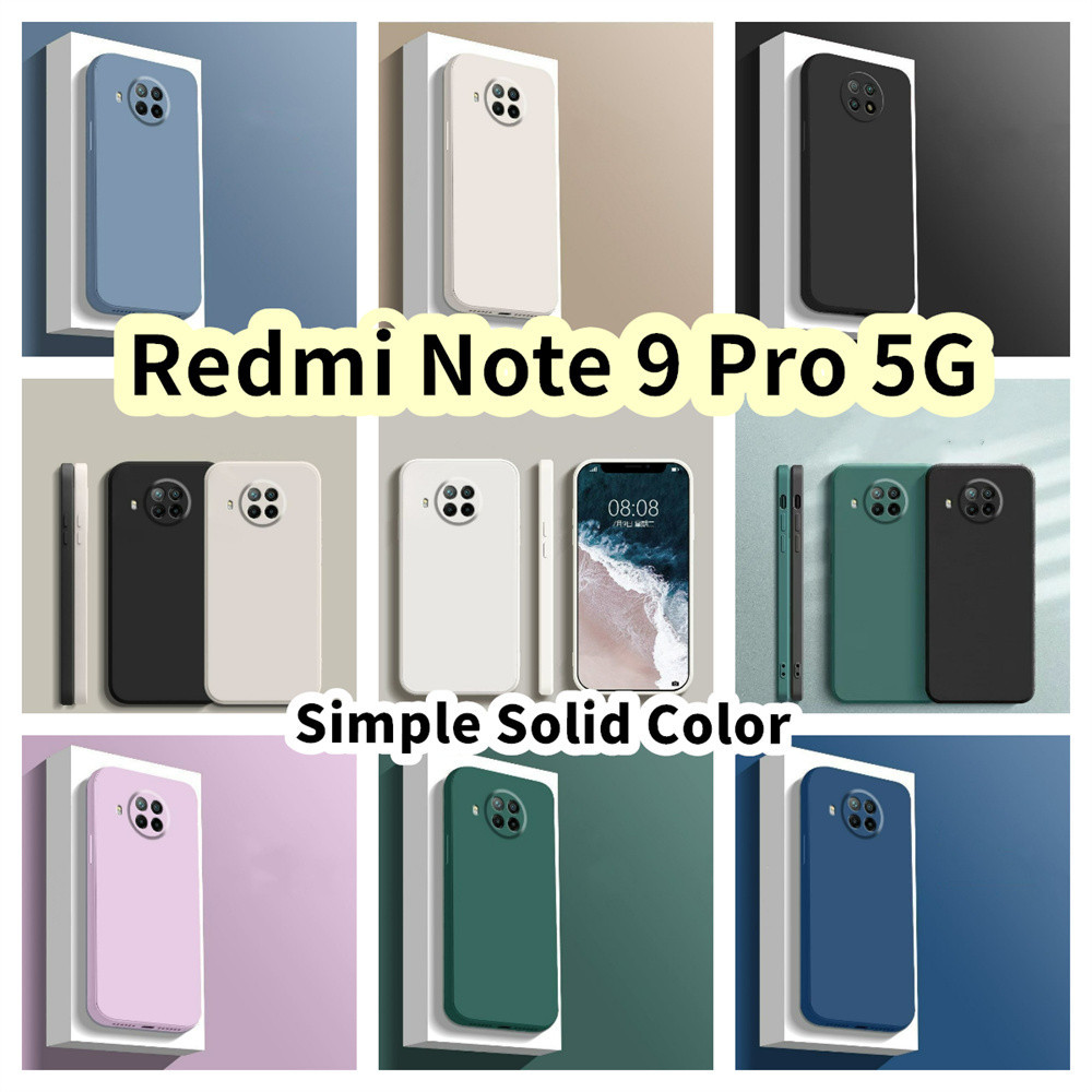 【Case Home】เคสโทรศัพท์มือถือ ซิลิโคน พรีเมี่ยม สําหรับ Redmi Note 9 Pro 5G
