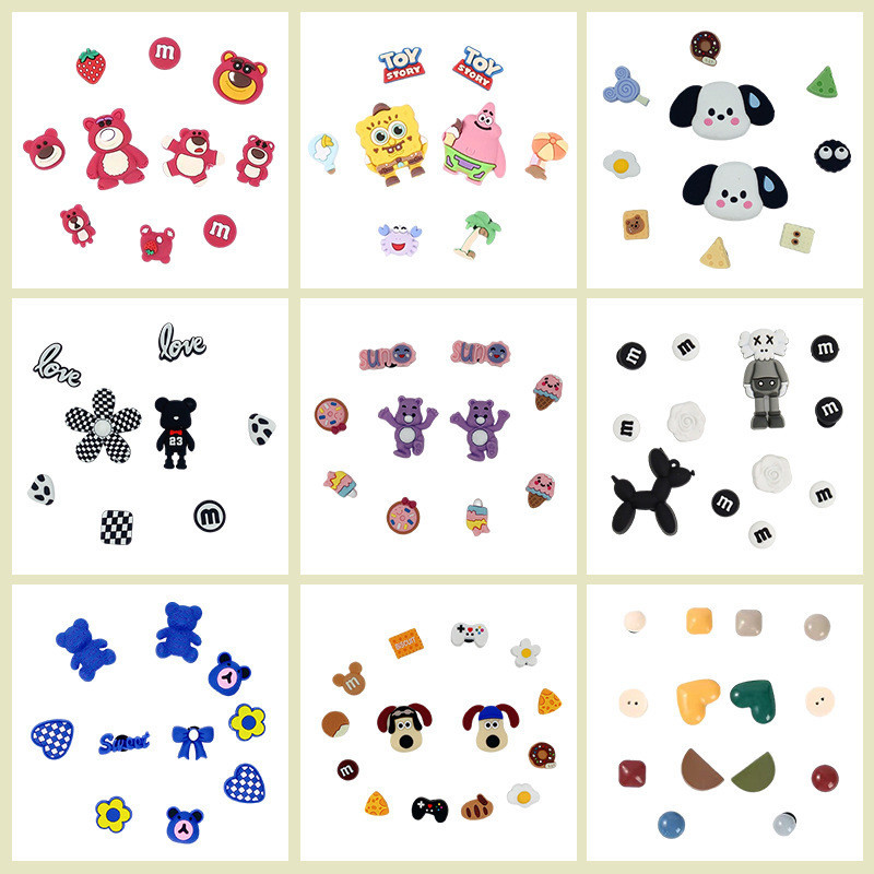 กระดุมพลาสติก ลายการ์ตูน Jibz DIY สําหรับตกแต่งรองเท้า Croc