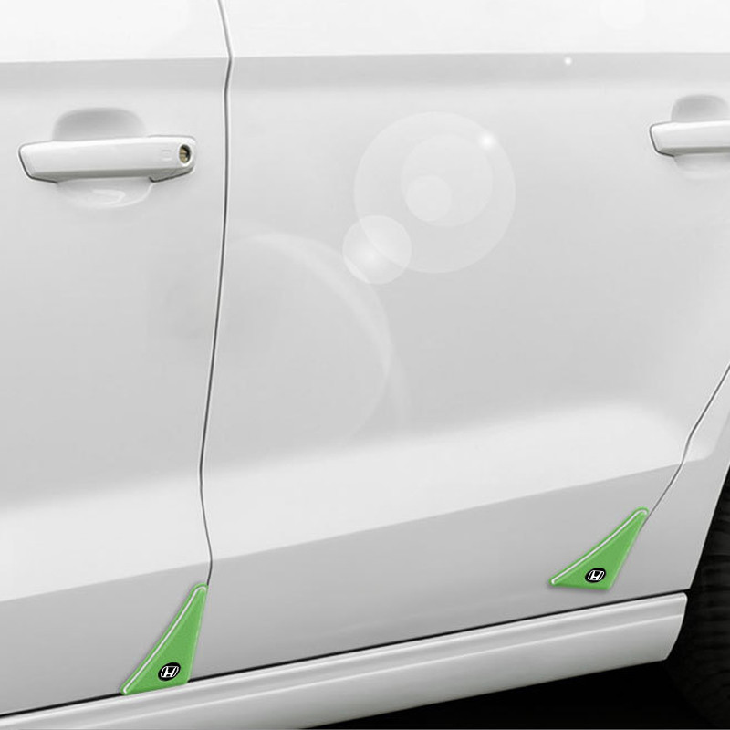 2 ชิ้น Honda ซิลิโคนกันกระแทกมุมประตูรถ ป้องกันรอยขีดข่วน กันน้ํา กันฝุ่น สําหรับ สติกเกอร์ติดมุมประตูรถยนต์ สำหรับ Honda City Civic HRV Accord CRV eNS1 Fit XRV - รูปที่ 4