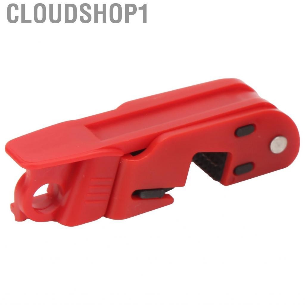 Cloudshop1 Circuit Breaker Lockout Clamp Lock สีแดง ป้องกันการซีดจางสำหรับรถยนต์