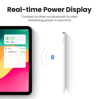 UGREEN ปากกาสไตลัส Apple Pencil (USB-C) Magnetic สําหรับ iPad Pro 12.9 Air Mini 2022 ปากกาเอียงการปฏิเสธฝ่ามือบลูทูธ
