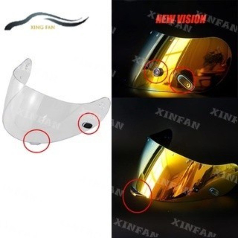 เลนส์หมวกกันน็อค XF HJC CS 15 อุปกรณ์เสริม สําหรับ HJC HELMETS (CL-16 17 ST SP CS-R1 R2 R3 15 TR -1 