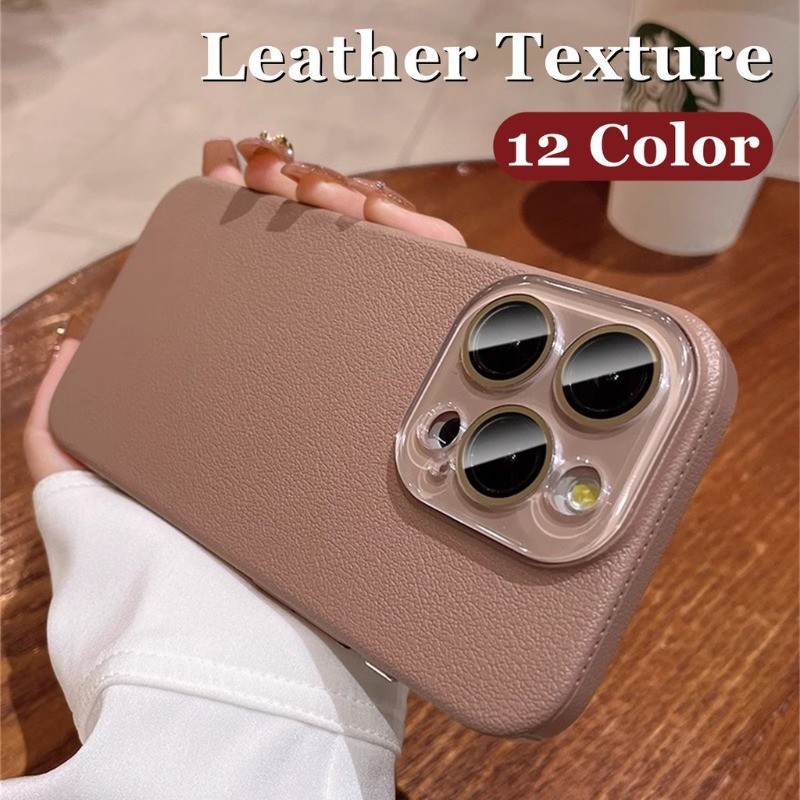 หรูหราลิ้นจี่หนังเคสโทรศัพท์สําหรับ ไอโฟน 16 11 12 13 14 15 มือโปร สูงสุด 14บวก 15บวก 16บวก ปลอกคริส