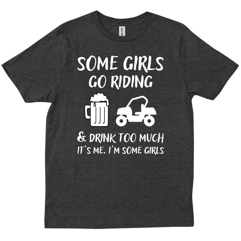 บางไปขี่และดื่มมากเกินไป Utv Sxs 4 Wheeler เสื้อยืดอินเทรนด์ใหม่