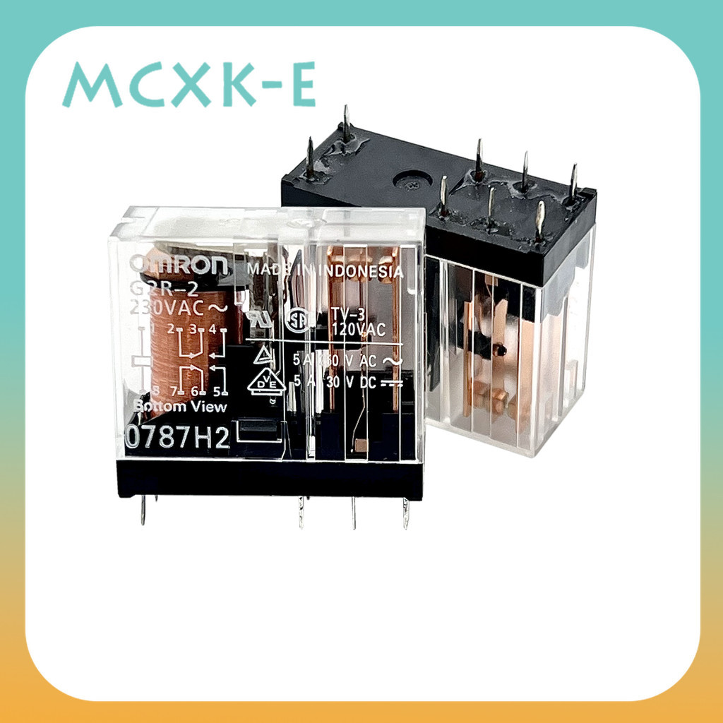 Mcxk-e ของแท ้ G2R-1 -2 1A 1-E-5V 12VDC DC24V G2R-2-24VDC G2R-1 2 1A 1-E-5VDC 12VDC 24VDC DC12V DC24