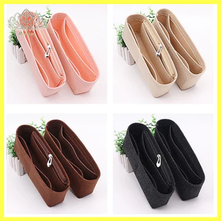 Multi-Pocket ผู้หญิงใส่กระเป๋า Felt ผ้ากระเป๋าถือ Organizer กระเป๋า Liner Tote TH