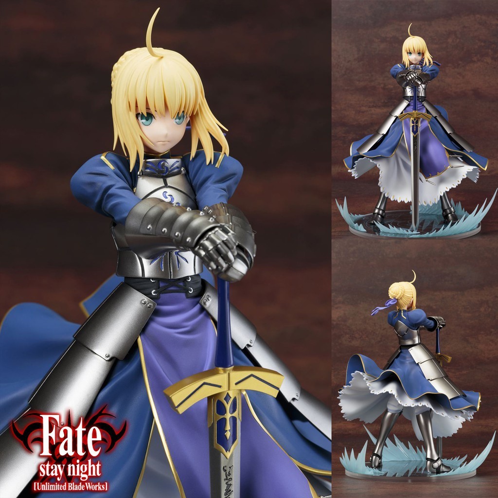 พร้อมส่ง Figure ฟิกเกอร์ Fate Stay Night Unlimited Blade Works 1/7 King of Knights Saber เซเบอร์