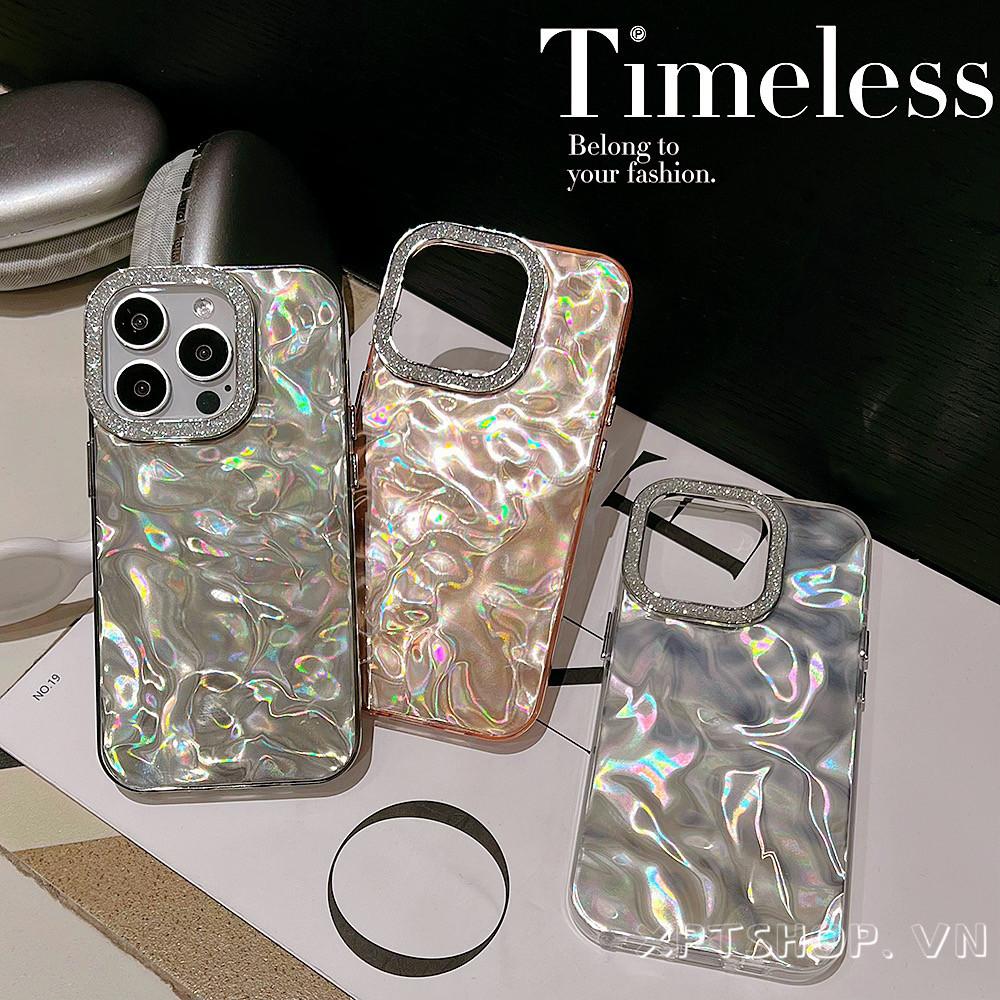 เลเซอร ์ คลื ่ นน ้ ําสําหรับiPhone 15 Pro Max 15 Pro 15 Plus 14 13 12 11 Pro Max Full Coverageกันกระแทกเพชรกล ้ องกรอบ