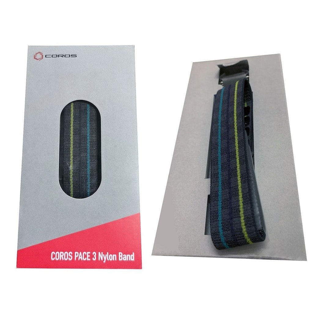 COROS PACE 3 Nylon Band ( Black - Long ), BAND-PACE3-BLK-N-L